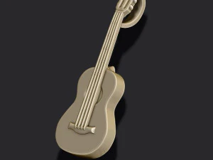 Guitar pendant 3D Print Model