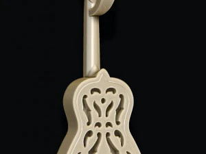 Guitar pendant 3D Print Model