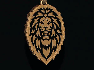 Lion pendant new 3D Print Model