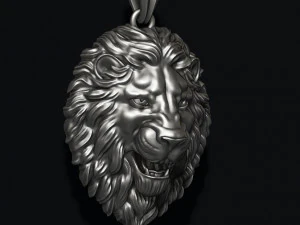 Lion pendant new 3D Print Model