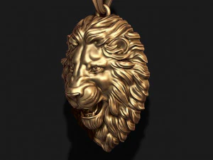 Lion pendant new 3D Print Model