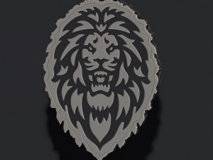 Lion pendant new Modèles 3D en vedette