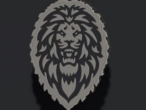 Lion pendant new 3D Print Model