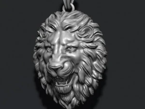 Lion pendant new 3D Print Model