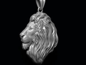 Lion pendant Modelo de Impressão 3D