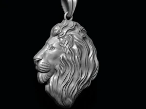 Lion pendant 3D Print Model
