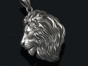 Lion pendant Modelo de Impressão 3D