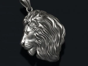 Lion pendant 3D Print Model