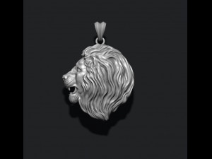 Lion pendant 3D 打印模型