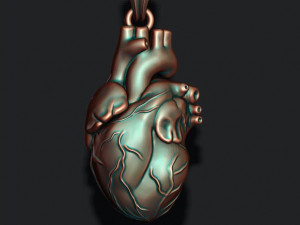 Heart pendant 3Dプリントモデル
