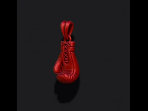 Boxing gloves pendant 3D Print Model
