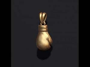 Boxing gloves pendant 3D Print Model
