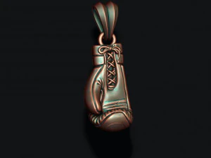 Boxing gloves pendant 3D Print Model