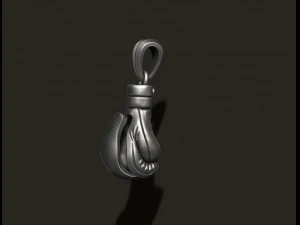 Boxing gloves pendant 3D Print Model
