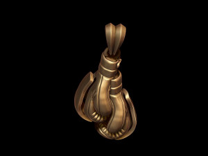 Boxing gloves pendant 3D प्रिंट मॉडल