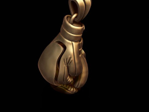 Boxing gloves pendant 3D प्रिंट मॉडल