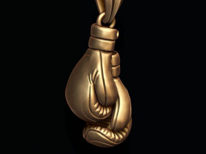 Boxing gloves pendant 3D प्रिंट मॉडल