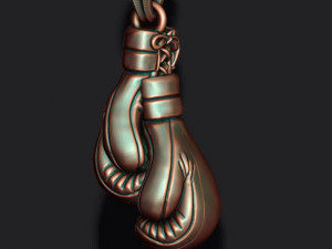 Boxing gloves pendant 3D प्रिंट मॉडल