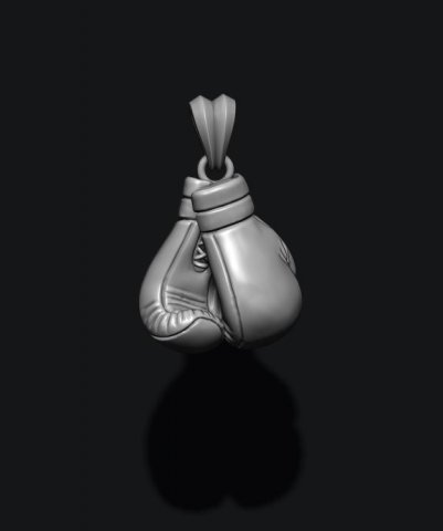 Boxing gloves pendant 3D Принт Модель .c4d .max .obj .3ds .fbx .stl .blend 