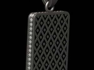 Club jack playing card pendant Modèles 3D en vedette