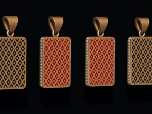 Playing cards jack pack set 3D प्रिंट मॉडल