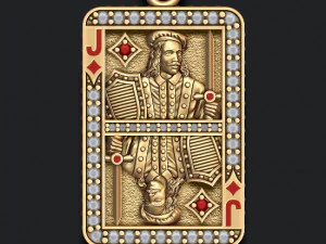 Playing cards jack pack set 3D Print Model