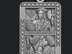 Playing cards jack pack set 3D प्रिंट मॉडल