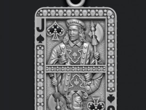 Playing cards jack pack set 3D प्रिंट मॉडल