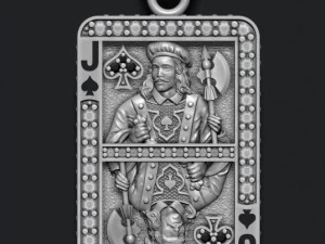Playing cards jack pack set 3D Print Model