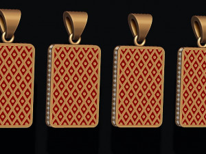 Playing cards queen pack set 3D Принт Модель