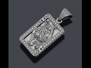 Playing cards queen pack set 3D Принт Модель