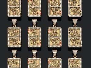 Playing cards pack set 3D Print Model