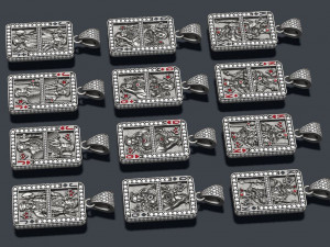 Playing cards pack set Modèles 3D en vedette