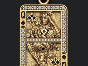 Playing cards pack set Modèles 3D en vedette