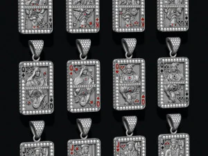 Playing cards pack set 3D Print Model