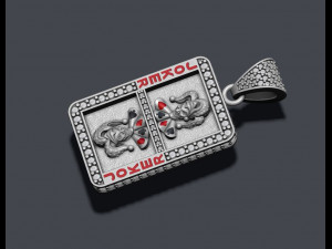 Joker playing card pendant 3D 프린트 모델