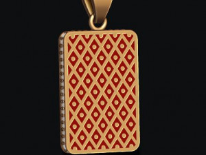 Joker playing card pendant 3D 프린트 모델