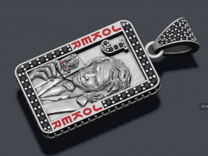 Joker playing card pendant 3D Baskı Modeli