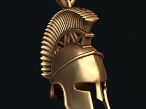 Spartan helmet pendant Modelo de impresión 3D