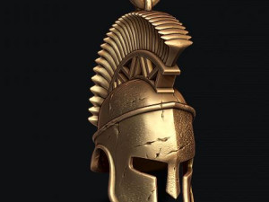 Spartan helmet pendant Modelo de impresión 3D