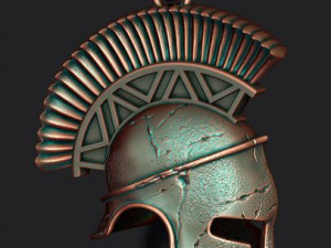 Spartan helmet pendant Modelo de impresión 3D
