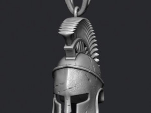 Spartan helmet pendant Modelo de impresión 3D