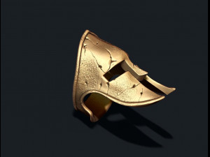 Spartan helmet ring 3D Принт Модель