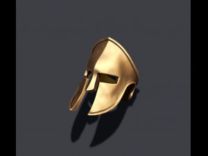 Spartan helmet ring 3D 打印模型