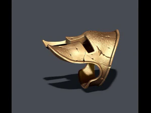 Spartan helmet ring 3D Print Model