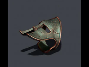 Spartan helmet ring 3D Print Model