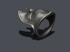 Spartan helmet ring 3D 打印模型
