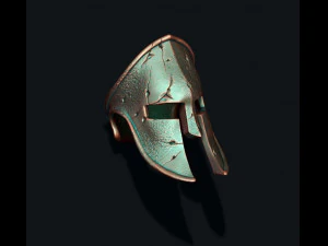 Spartan helmet ring 3D Print Model