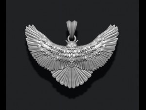 Owl pendant 3D Print Model
