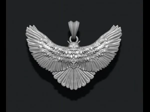 Owl pendant 3D Print Model